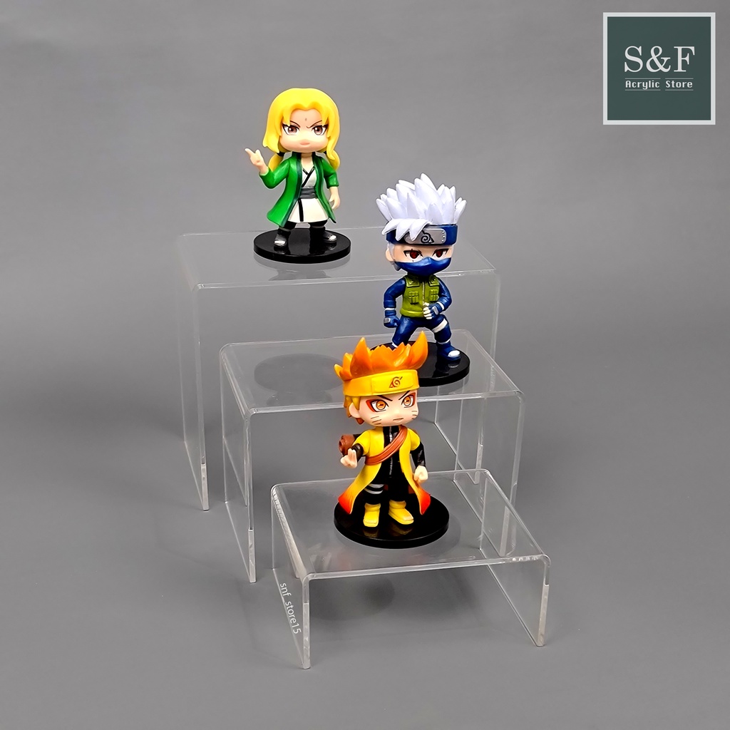 STAND MINIATUR 3IN1 / STAND ACTION FIGURE / TATAKAN MINIATUR / NARUTO / GUNDAM / LEGO / MINIATUR