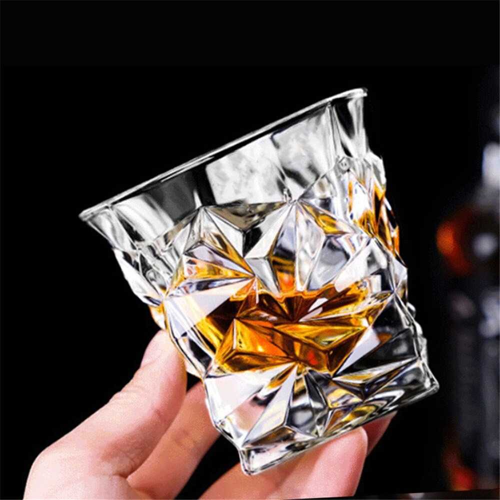 TD-DA Mr.Burning Gelas Cangkir Whiskey Wine Crystal Glass Cup 280ml- NRB40