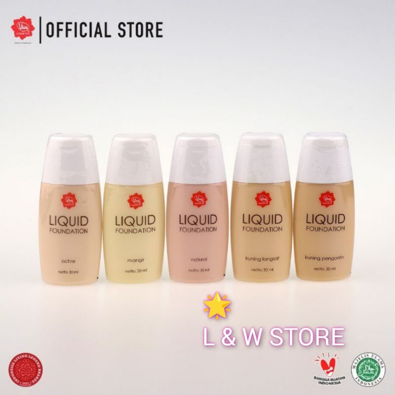 Viva Liquid Foundation 30ml/Viva Alas Bedak Cair