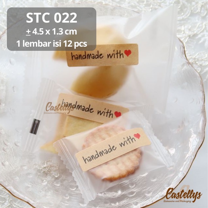 

STC 022 Stiker Label Packaging Kue Hadiah Kado dll