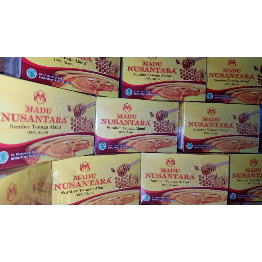 

MADU NUSANTARA Sachet - Madu, Royal Jelly, Bee pollen