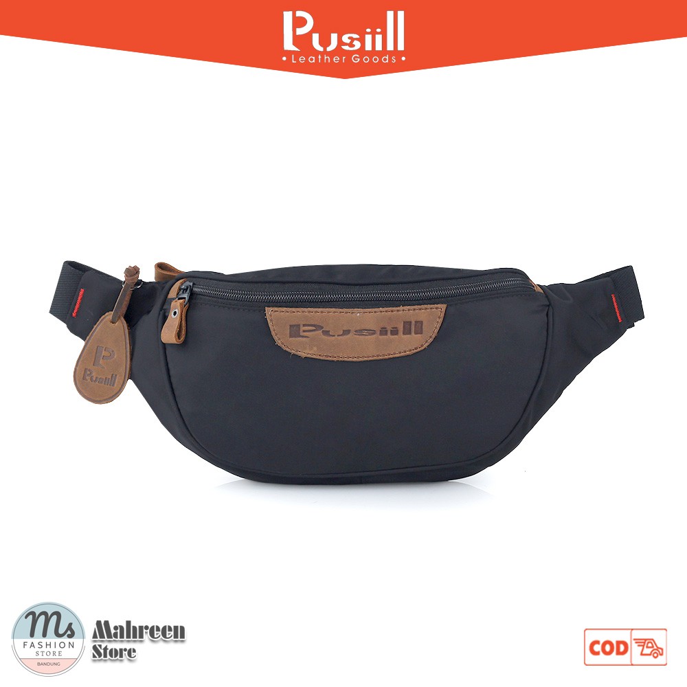 Tas Waist Bag Tas Selempang Kombinasi Kulit Original Pusiill | XM 505