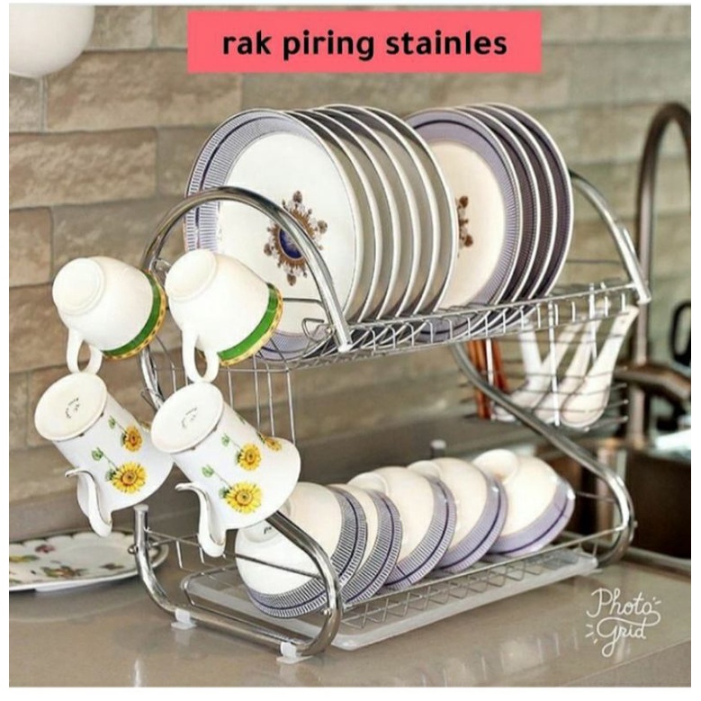 rak piring stainles/rak piring minimalis