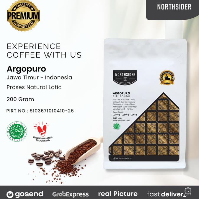 

Sale BIJI KOPI ARABIKA ARGOPURO NATURAL LATIC - 200GR NORTHSIDER COFFEE /KOPI RUBE/KOPI KAPAL API/KOPI SLB/KOPI PEJUANG/KOPI BUBUK