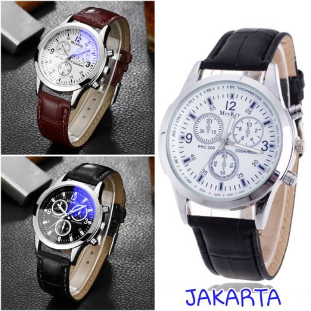 Relic JT01 jam tangan leather quartz jam tangan fashion Pria wanita