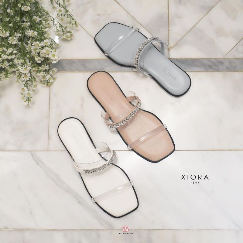 Damelia Melstore Jkt Xiora Flat Sandal Wanita