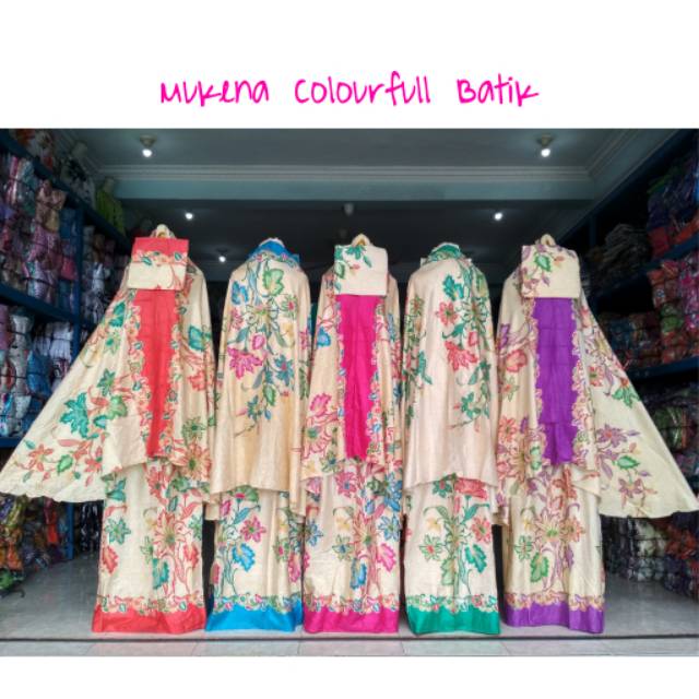 MUKENA DEWASA RANDOM MIX MOTIF RAYON BALI