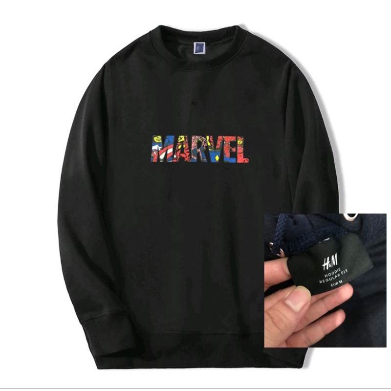 Sweeter Crewneck Marvel H&M / Hoodie Marvel Original Usa Newyork
