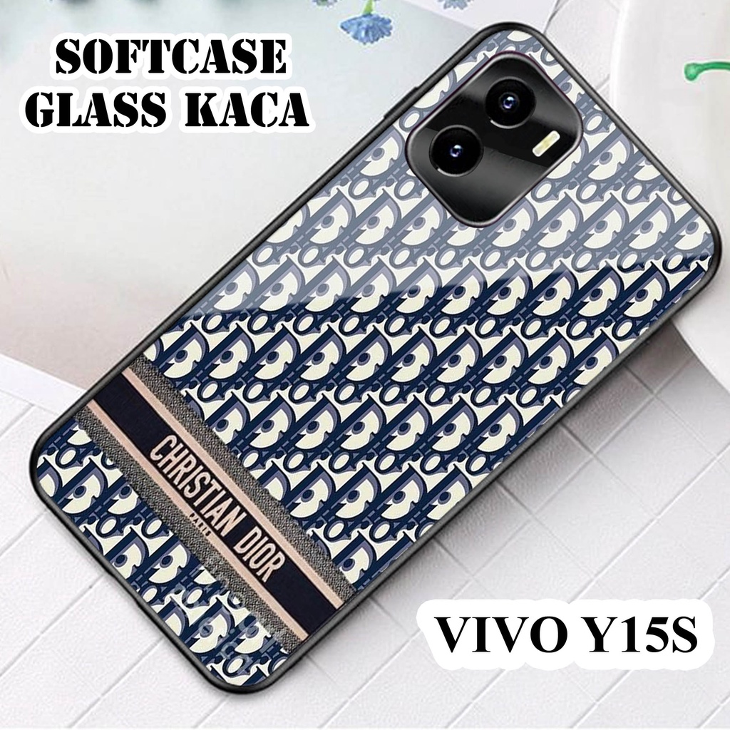 Softcase Glass Kaca VIVO Y15 S - Casing HP VIVO Y15 S[ S03 ].