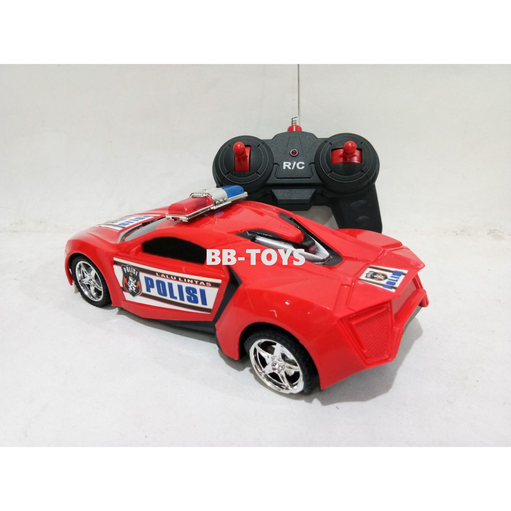 Mainan Mobil Remote Control - RC Polisi Lalu Lintas - 119-1