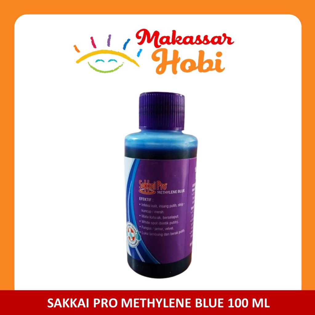 Sakkai Pro Methylene Methyline Metilen Blue Obat Biru Blitz Icht Ikan