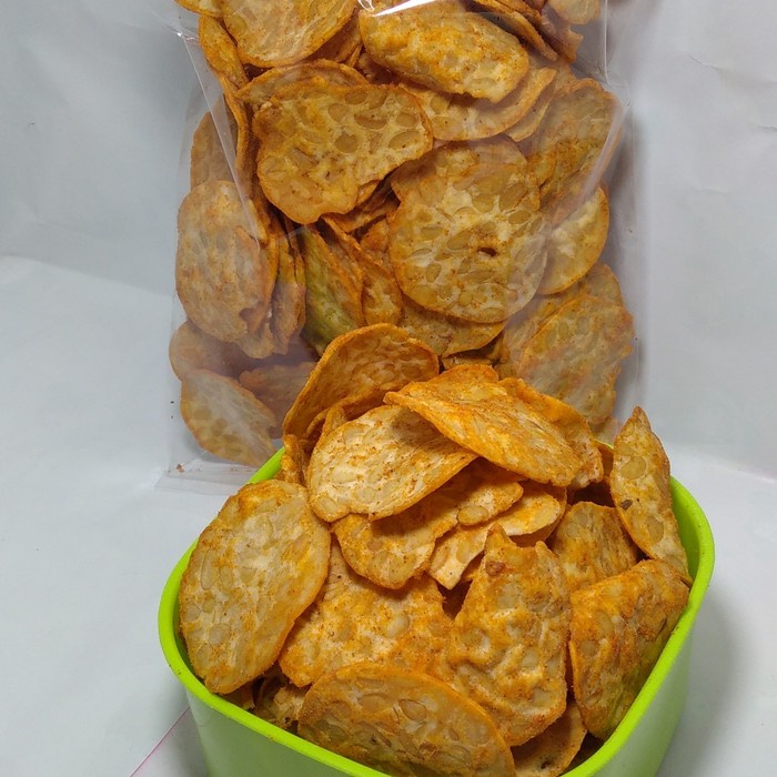 

KERIPIK TEMPE OVEN/TEMPE OVEN RASA BALADO 250 GRAM