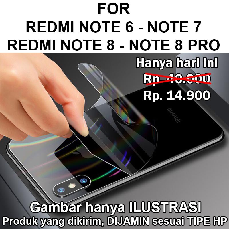 SKIN AURORA Xiaomi Redmi Note 6 - 7 - 8 - Pro anti gores