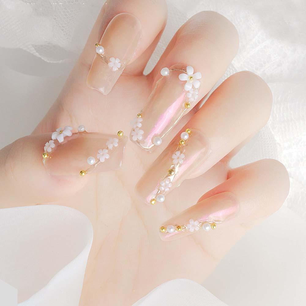 (Elegan) Hiasan Kuku DIY Bentuk Bunga Untuk Nail Art