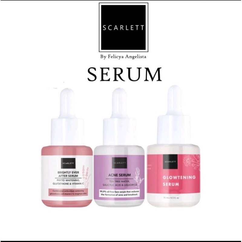 serum scarlett whitening serum 15ML/ scarlett serum/ serum scarlett