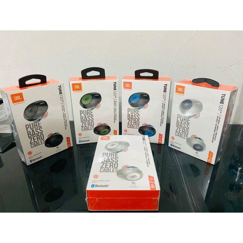 TWS JBL TUNE 120 PURE BASS ZERO WIRELESS BLUETOOTH