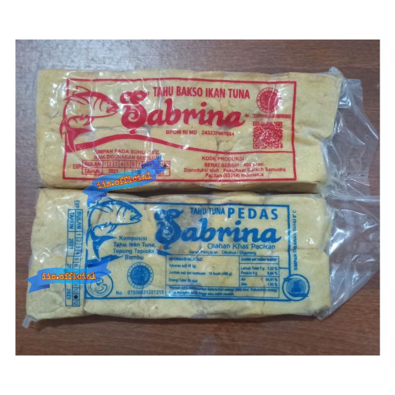 

TAHU BASO SABRINA / TAHU BAKSO ORIGINAL / TAHU BAKSO PEDAS / FROZEN FOOD