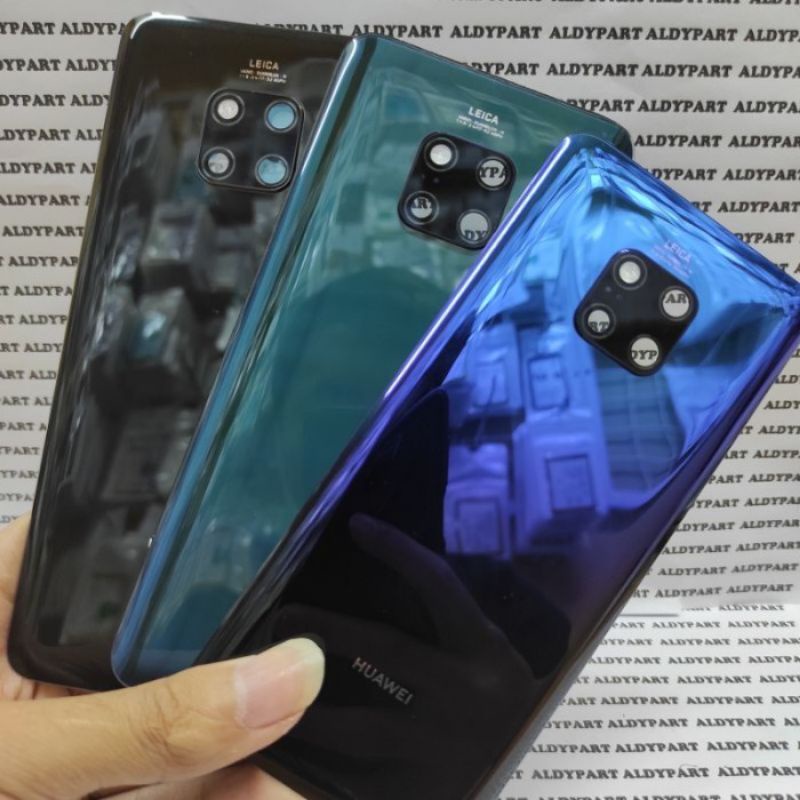 Backdoor Back Cover Kesing Casing Housing Tutup Belakang Plus Ring Kaca Kamera Huawei Mate 20 Pro Original