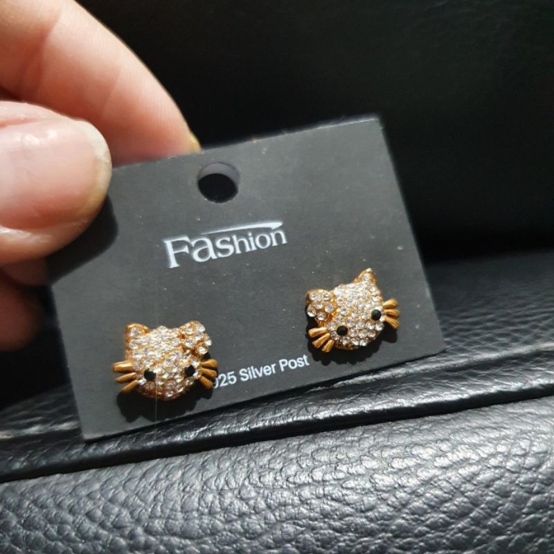 Anting Premium Fashion Import Platgold lapis Silver925 perak Mata kilau tidak karatan Anti alergi anting premium berlian kilap 02