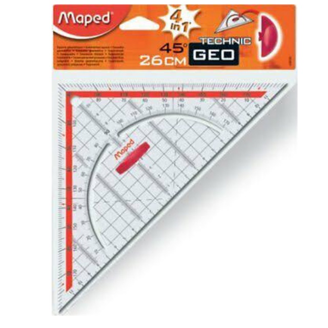 

Maped Triangle Geo 26cm / Penggaris Segitiga Maped