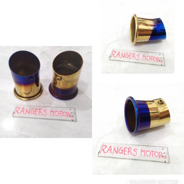 Corong knalpot twotone model motogp Mio J. Mio M3. Mio Soul JT. Mio Smile