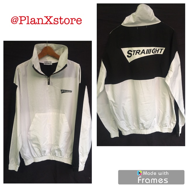 HALF ZIP NECK JACKET BRAND CLOUD STORE ORIGINAL SECOND MURAH