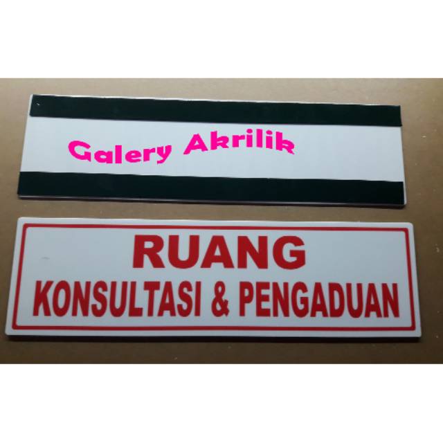 

PAPAN NAMA ACRYLIC 10 X 35 AKRILIK NAME TAGE SIGN BOARD ACRYLIC