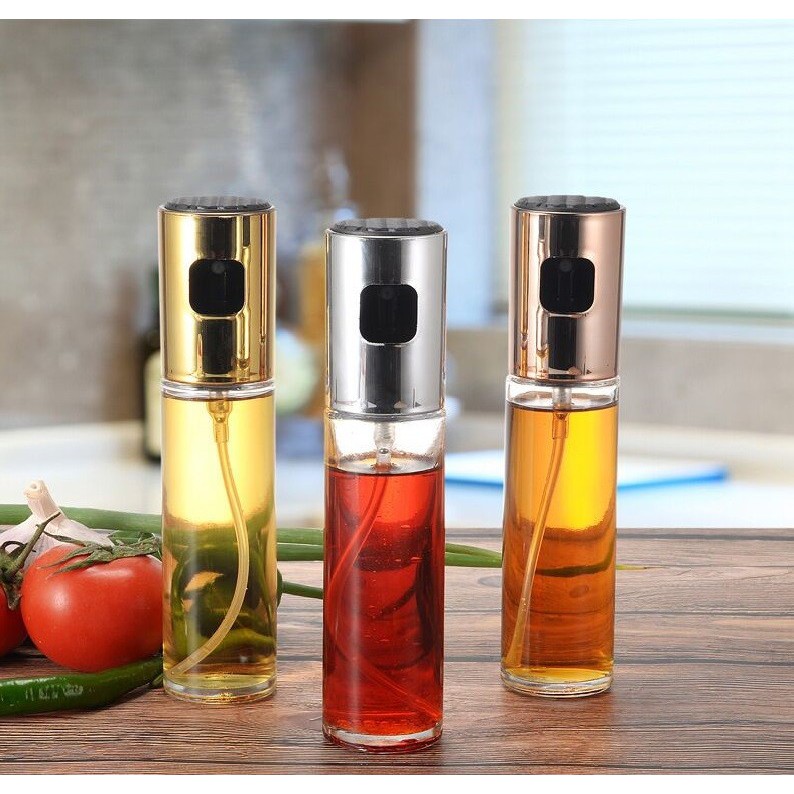 100ML OLIVE OIL SPRAYER GLASS BOTTLE BOTOL SEMPROT MINYAK ZAITUN GORENG KACA BPA-FREE