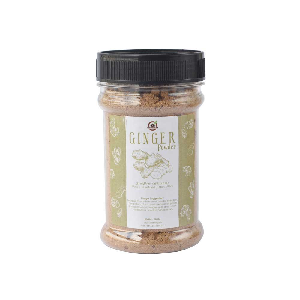 Natural Ginger Powder ( Bubuk Jahe ) 60 Gr