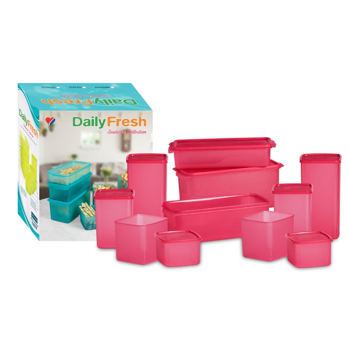 Toples Kue Set Kering Lebaran / Daily Fresh Sealware Collection / Food Box / Food Storage