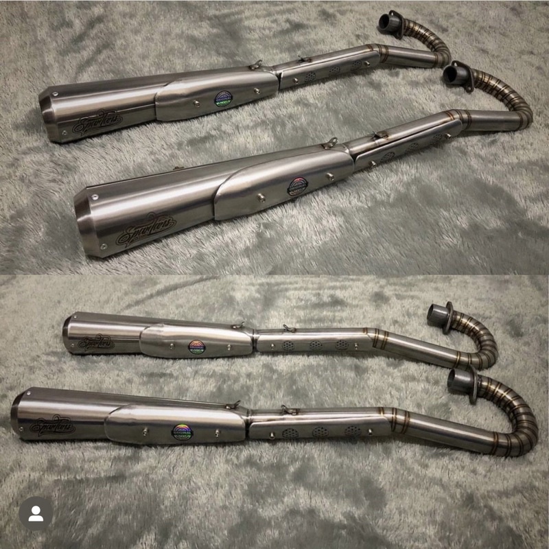 Knalpot Spartans W175 basic Scrambler Triumph