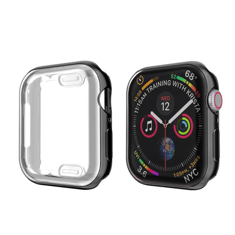 Case Pelindung Layar Apple watch 8 7 45mm 41mm iWatch 6 / 5 / 4 / SE 44mm 40mm 3 42mm / 38mm Bahan TPU Bumper