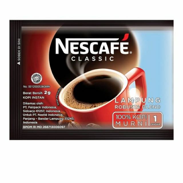 

Nescafe Kopi Instant Classic 10X2g