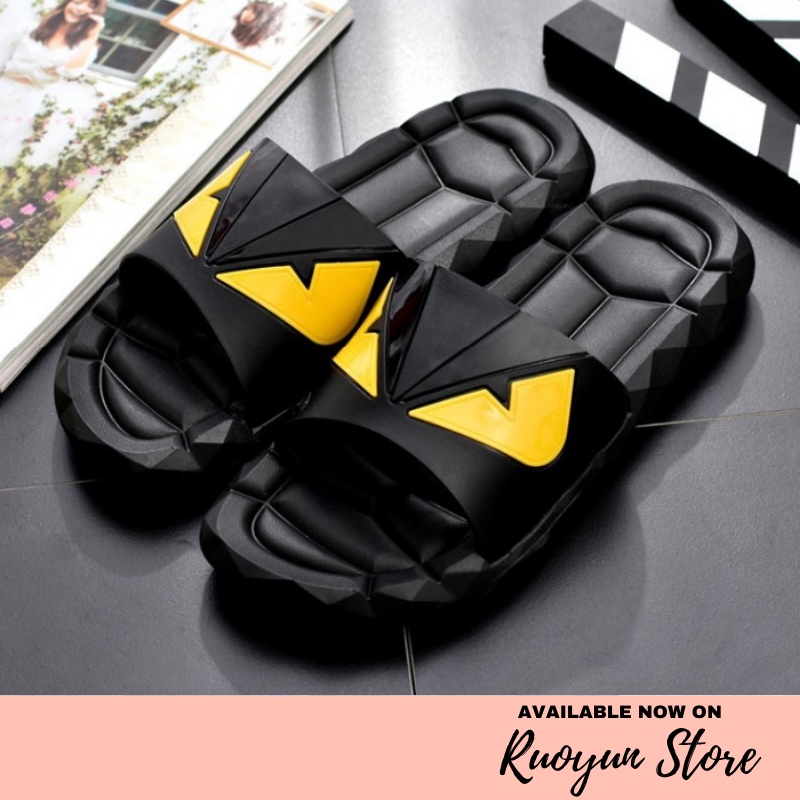 RYX - Yellow Eyed Sandal Slip On Pria Fashion Casual (NO BOX) - Ori Import