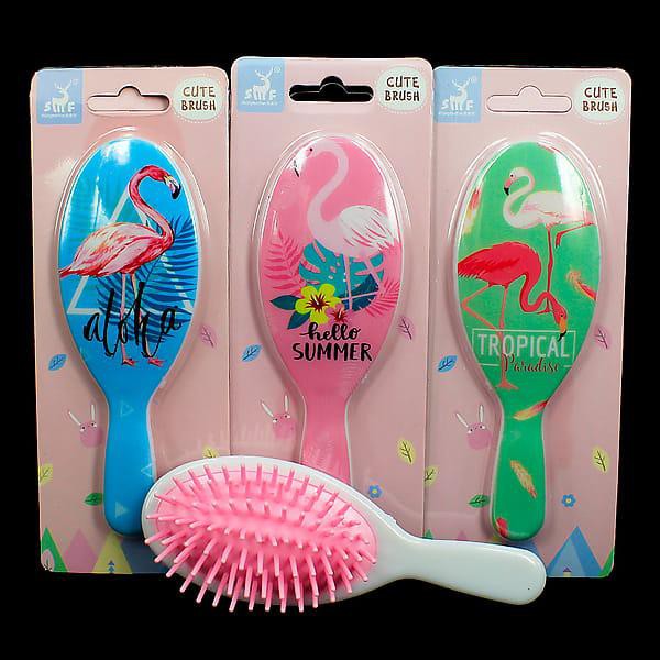 Sisir Rambut Anak Perempuan Lucu Karakter Anti Kusut Bentuk Oval Premium