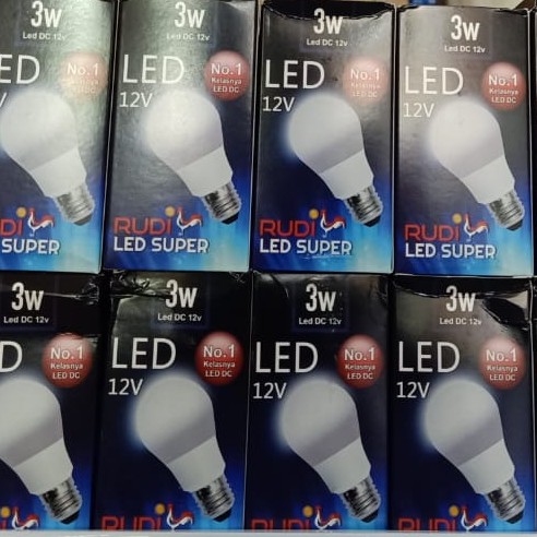 LAMPU LED DC/12V RUDI 3WATT