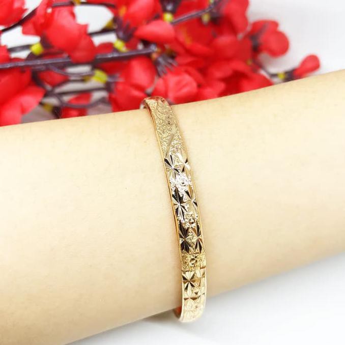 promo Gelang Xuping Asli Bangle Lapis Emas - BB177