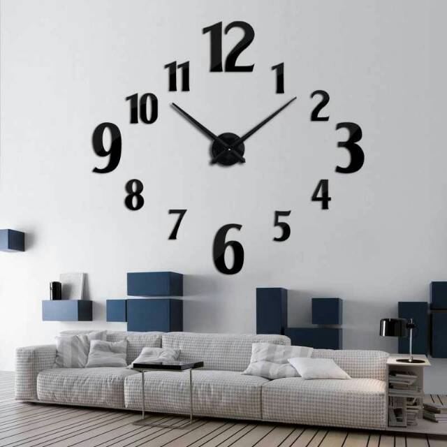 Jam dinding tempel DIY jumbo