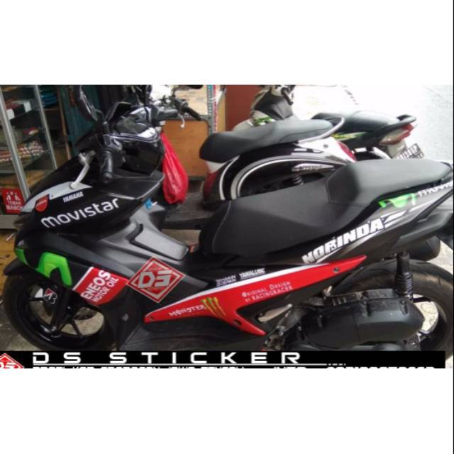 Decal Yamaha Aerox 155 cc Movistar