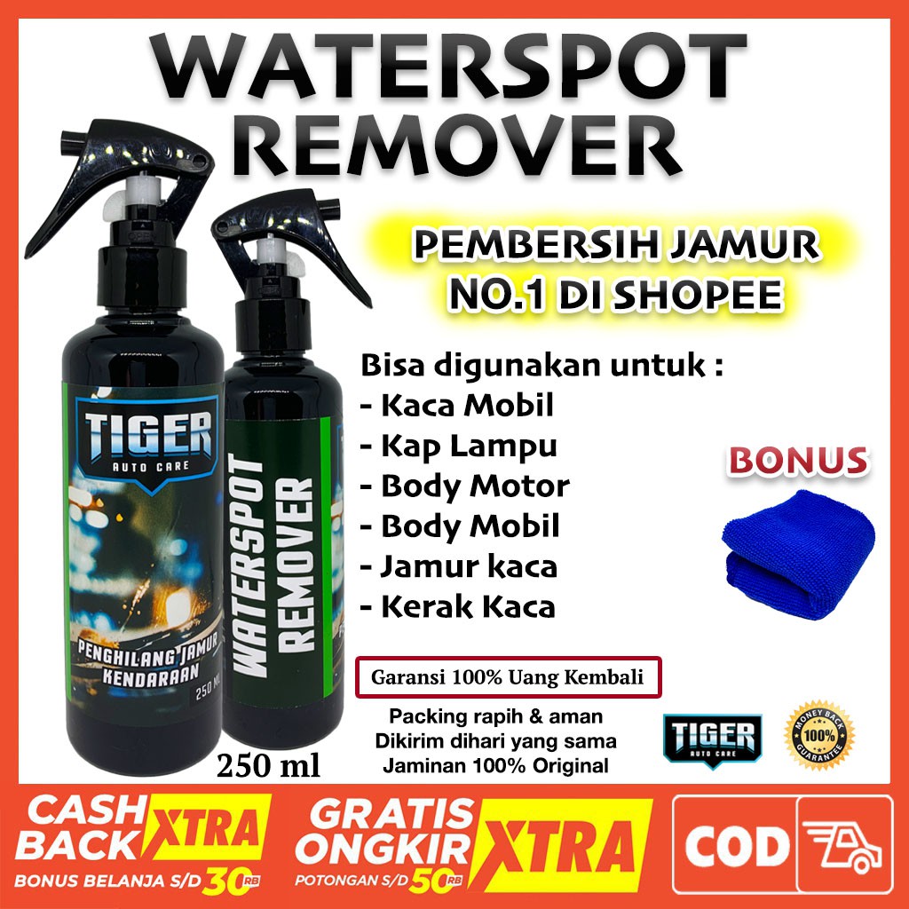 PEMBERSIH JAMUR KACA MOBIL CAIRAN OBAT PENGHILANG KERAK ANTI JAMUR BODY KACA MOTOR HP GLASS SCRUB WATERSPOT REMOVER NODA MEMBANDEL BEKAS AIR PENGKILAP KILAP PELAPIS KACA SPION BODY MOTOR MOBIL