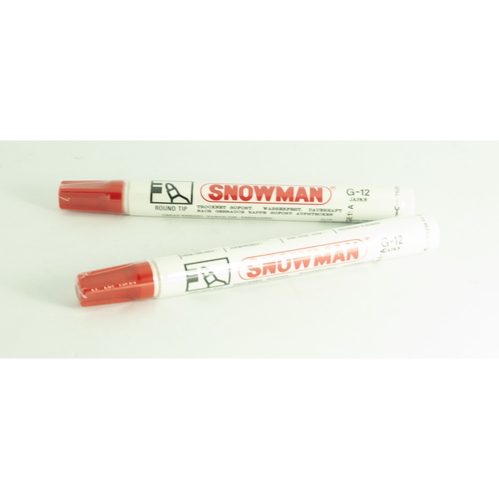 

SPIDOL SNOWMAN PERMANENT MARKER G - 12 WARNA MERAH