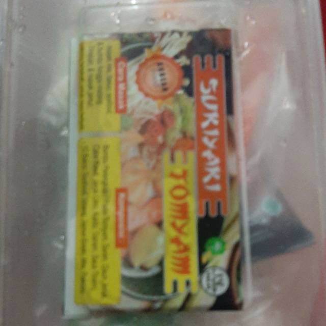 

Sukiyaki/sukiyaki tomyam/tomyam kemasan box