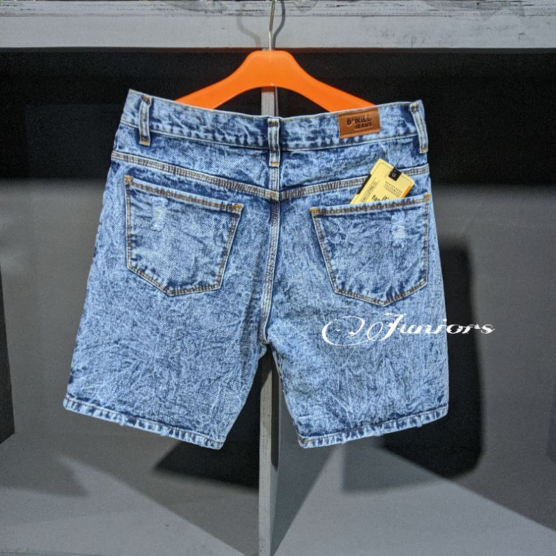 BOARDSHORT JEANS SOBEK PENDEK TALI