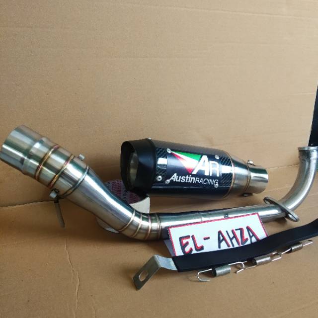 Knalpot austin racing nmax  mio beat fi vario 125 150 aerox 155 pcx adv 150 mio sporty kenalpot-2