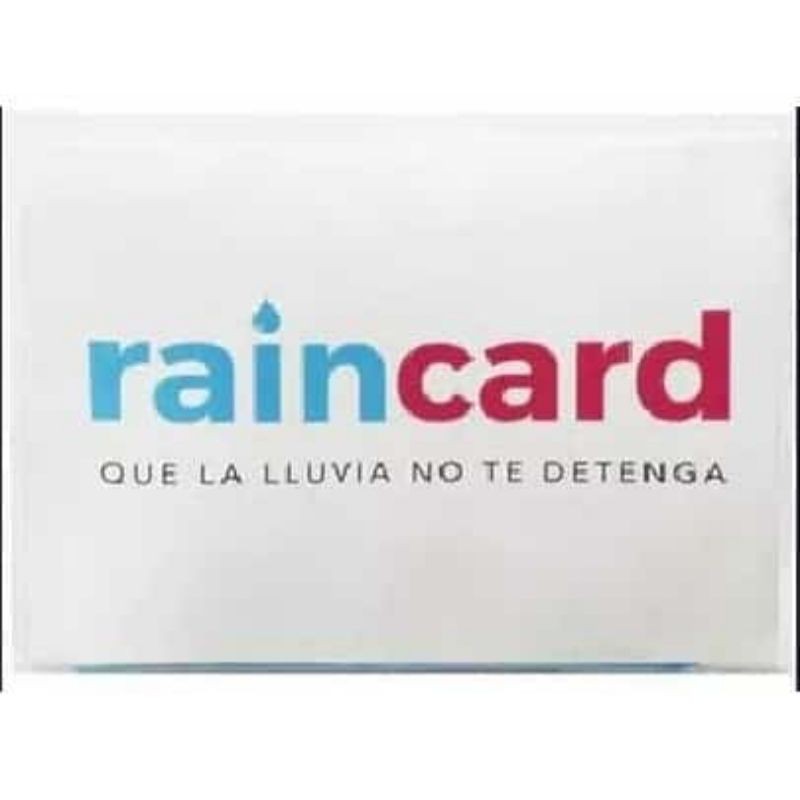 RAINCARD/ JAS HUJAN KARTU PORTABLE SUPER MURAH