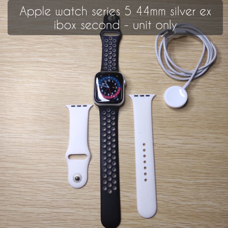 apple watch series 5 44mm silver ex ibox iwatch 5 second