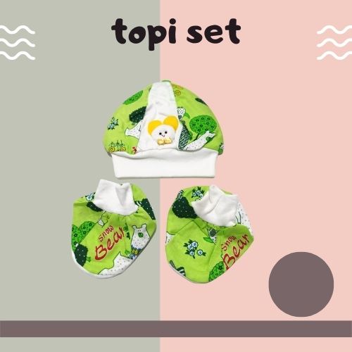 Topi Set Bayi Newborn Termurah