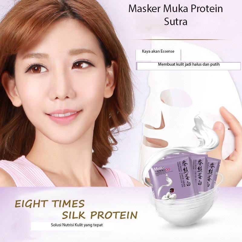 ✨NAGIHI✨ ONE SPRING SILK MASK SHEET ORIGINAL MASKER WAJAH SUTRA