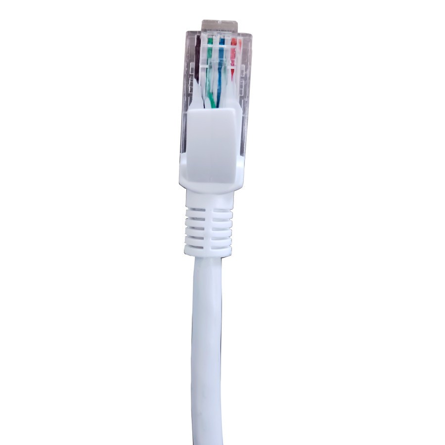 INDORACK C61W 1 Meter Kabel Lan CAT6 UTP Patch Cord Cable -WHITE