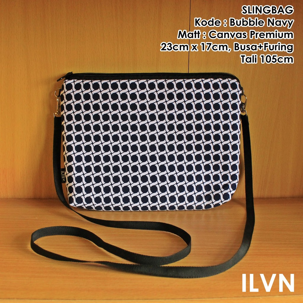 [TAS SERBAGUNA] SLINGBAG BUBBLE NAVY